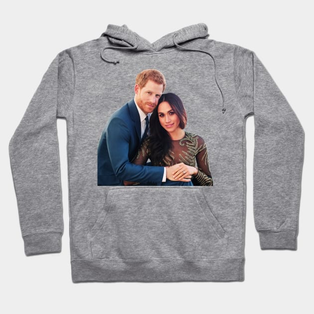 Harry and Meghan Hoodie by swiftscuba